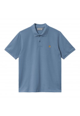CARHARTT WIP Chase Pique Polo Sorrent/Gold