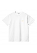 CARHARTT WIP CHASE T-Shirt White/Gold