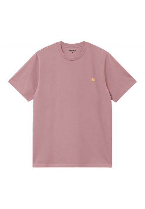 CARHARTT WIP S/S Chase T-Shirt Glassy Pink/Gold