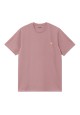 CARHARTT WIP S/S Chase T-Shirt Glassy Pink/Gold