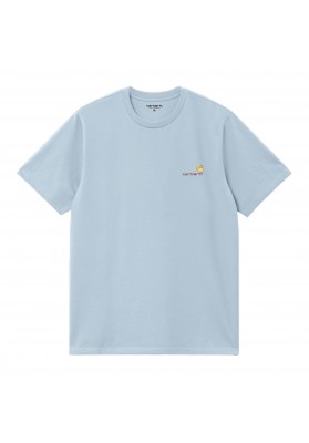 CARHARTT WIP S/S American Script T-Shirt Froasted Blue