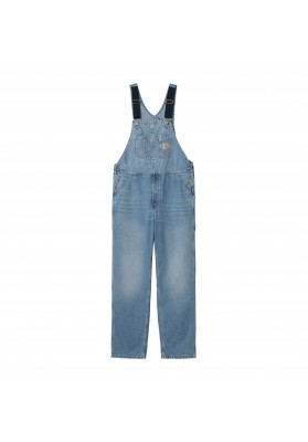 CARHARTT WIP Bib Overall Blue Light True Washed