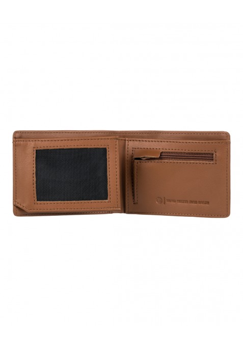 ELEMENT Cartera de Cuero Segur Marrón