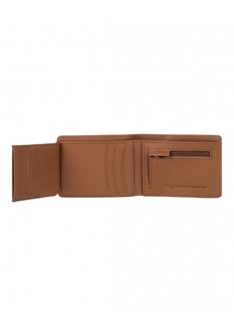 ELEMENT Cartera de Cuero Segur Marrón