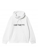 CARHARTT WIP HOODED CARHARTT SWEAT WHITE