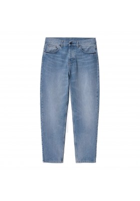 Pantalón CARHARTT WIP Newel Pant Blue Light Used Wash 2