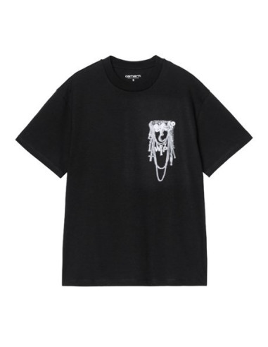 Carhartt wip Inverted charm T-shirt negra