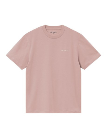 Carhartt wip Script Embroidery T-shirt rosa