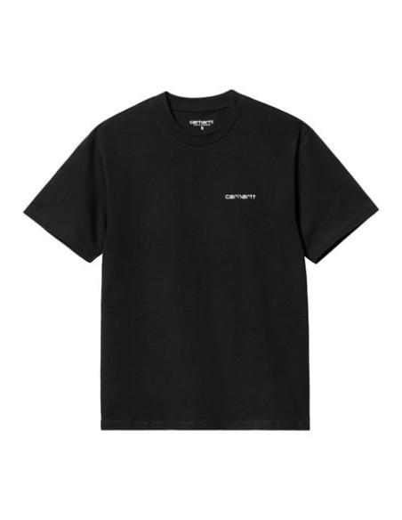 Carhartt wip Script Embroidery T-shirt negra