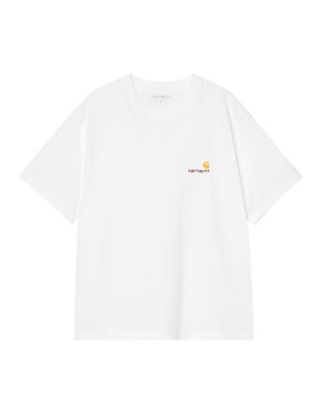 Carhartt WIP American Script T-shirt blanca